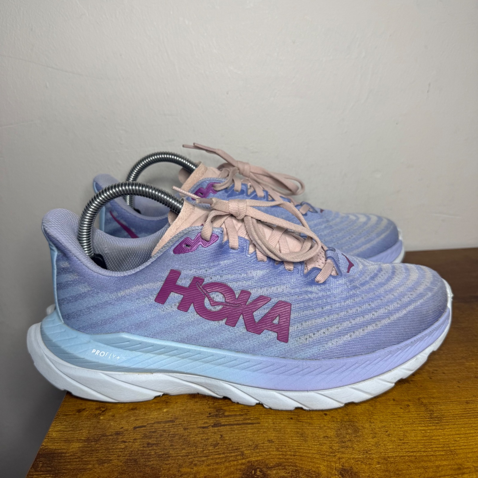 Hoka Mach 5 Running Shoes Women Size 8 Blue Sunset 1127894 Blssn